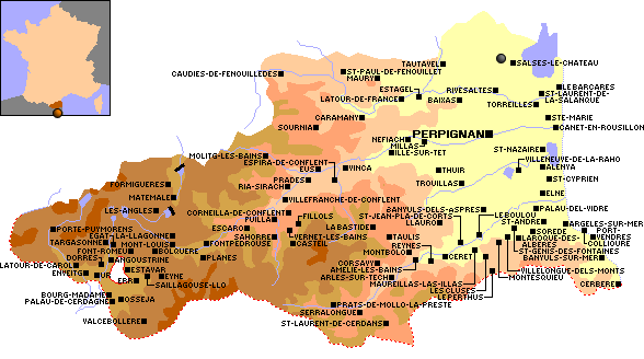 departement 66 carte de france