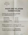 Pour un couple heureux