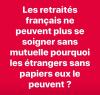 Les retraités Français.