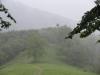 la vallée dans la brume