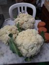 Poids de 3 choux fleurs
