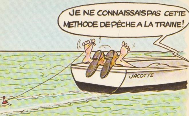 La pêche avec la flotte et la ligne i le jeu